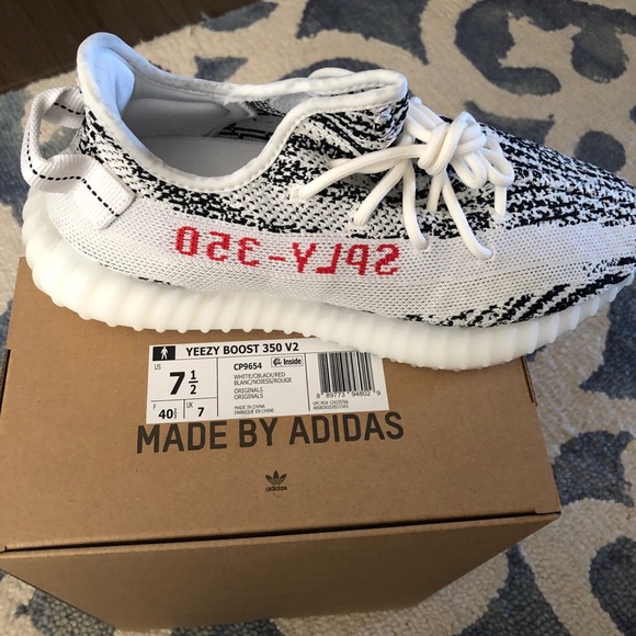 yeezy zebra stripe